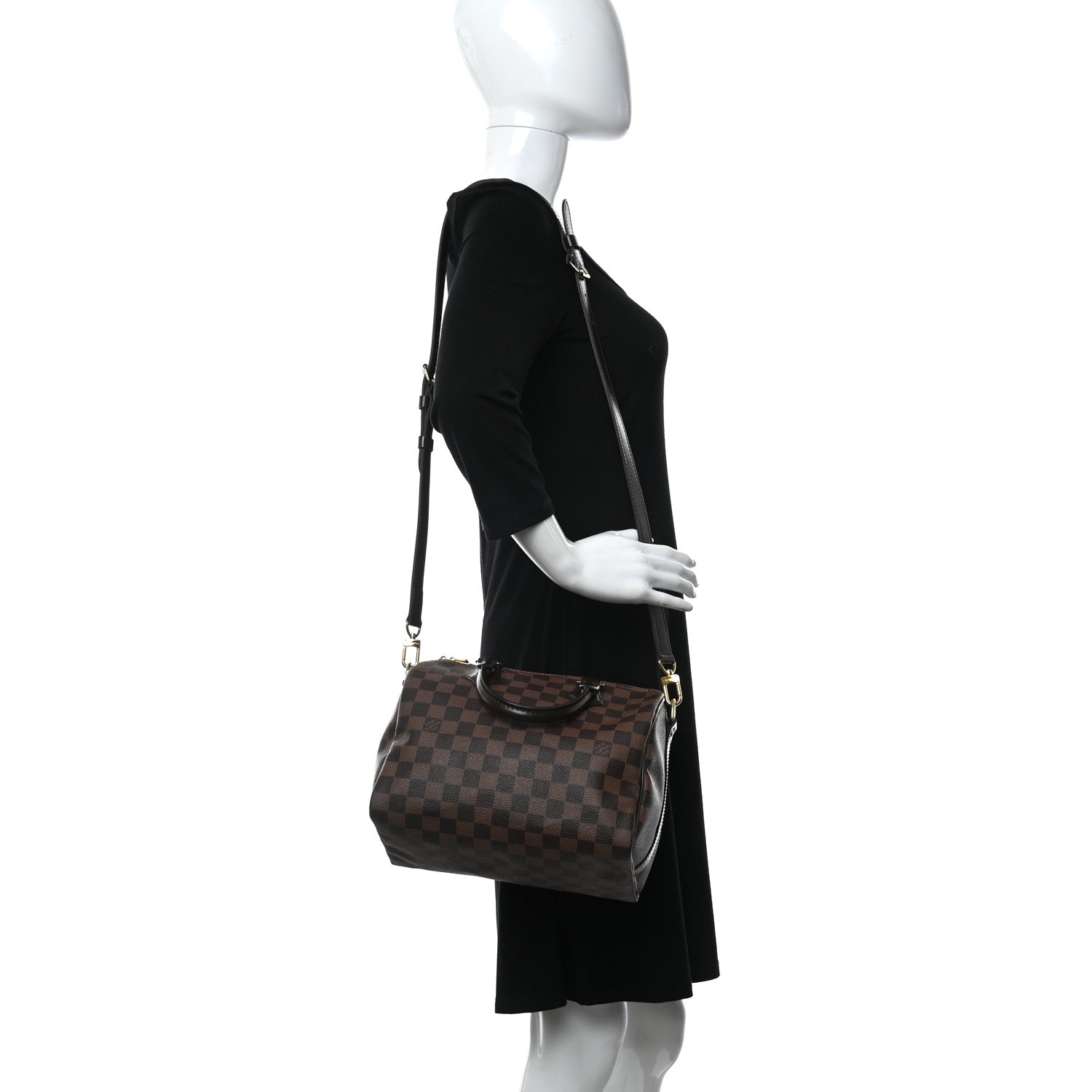 Louis Vuitton Damier Ebene Speedy Bandouliere 25 2 of 8