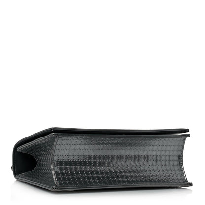 Christian Dior Metallic Patent Micro-Cannage Medium Diorama Flap Bag Silver 5 of 15