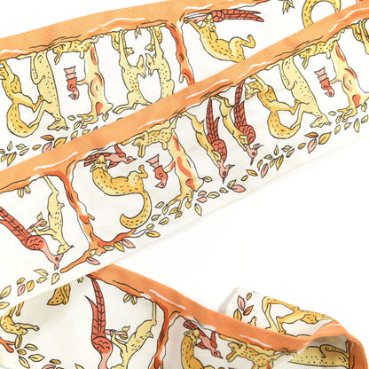 Hermes Silk Alphabet Twilly 4 of 4