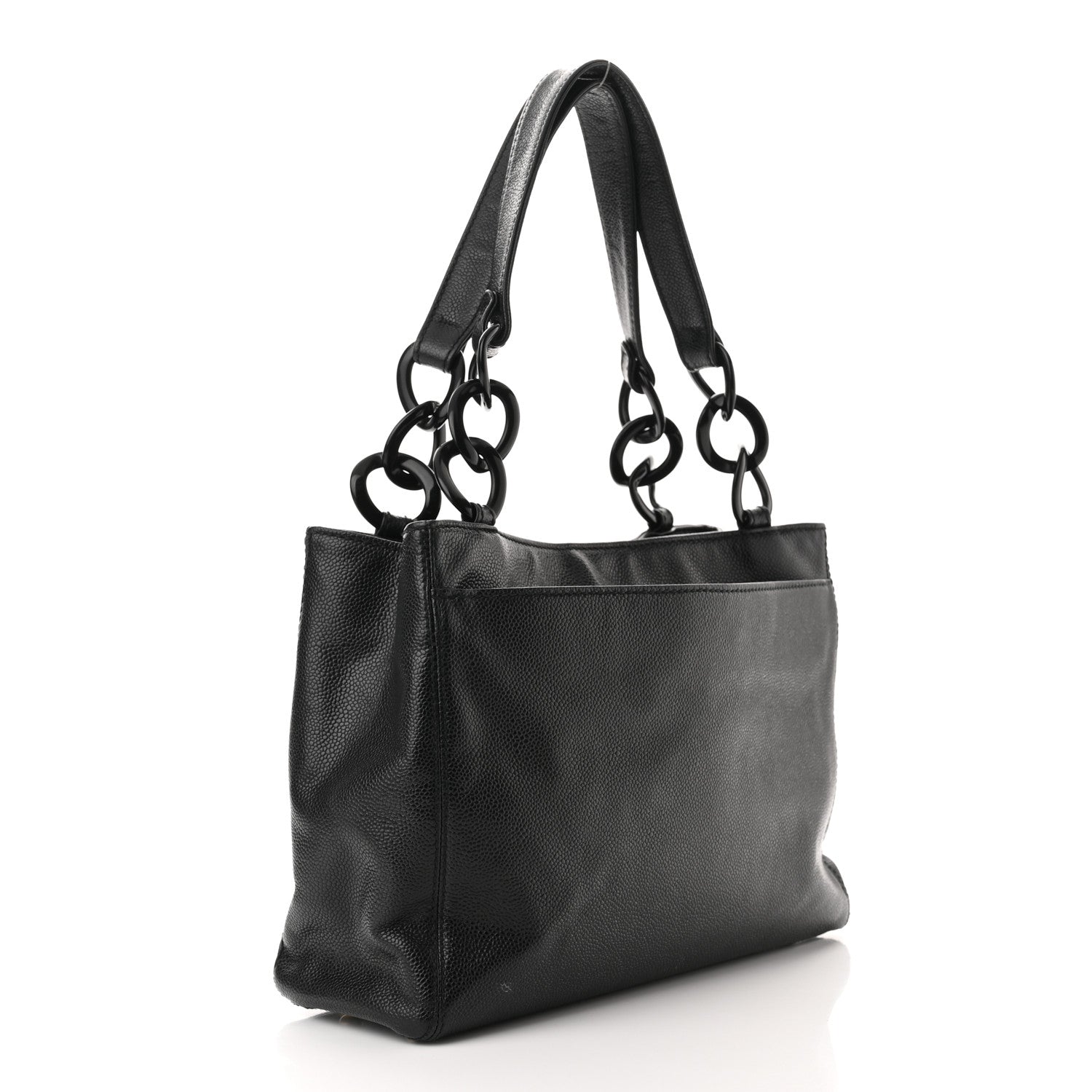 Chanel Caviar Bekko Chain Tote Black 3 of 13
