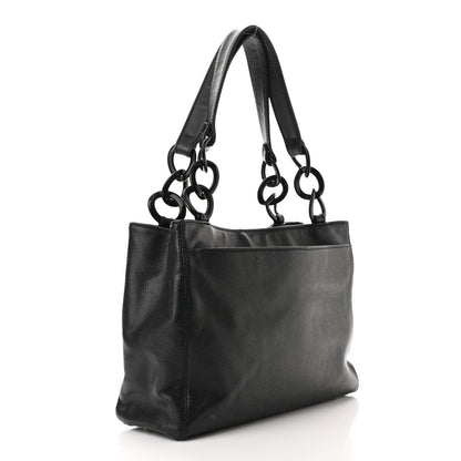 Chanel Caviar Bekko Chain Tote Black 3 of 13