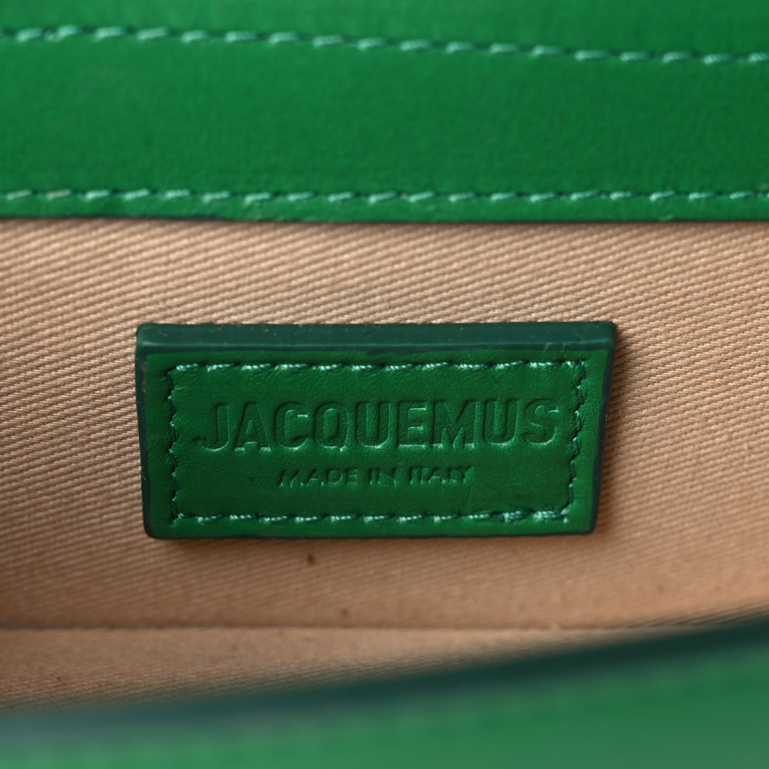Jacquemus Smooth Calfskin Le Bambino Green 5 of 9