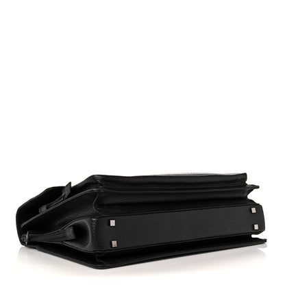 Gucci Calfskin Flap Briefcase Black 4 of 9