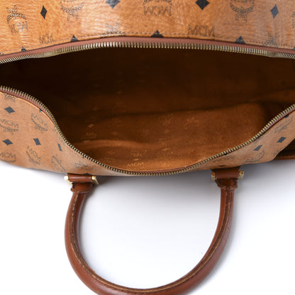 MCM Visetos Traveler Bag Cognac 4 of 10