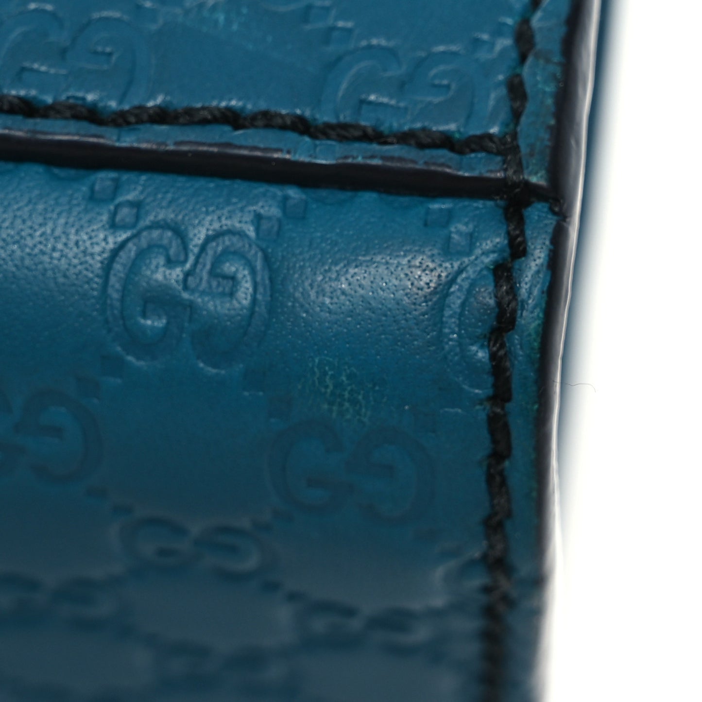 Soft Microguccissima Medium Emily Chain Shoulder Bag Deep Cobalt