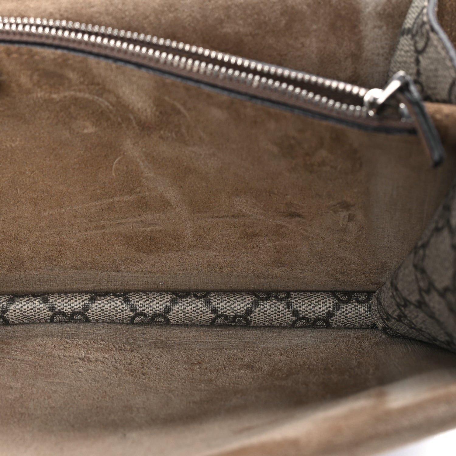 Gucci GG Supreme Monogram Small Dionysus Shoulder Bag Taupe 4 of 7