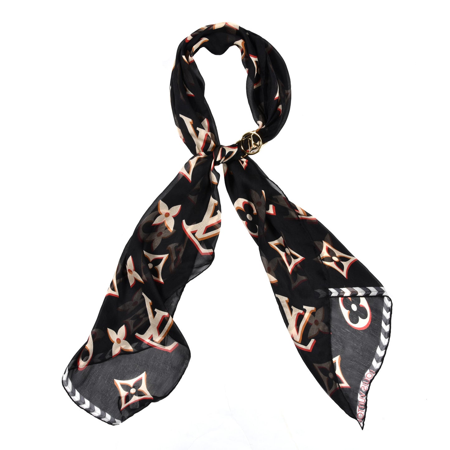 Giant Monogram Overgram LV Envy Bandeau Black