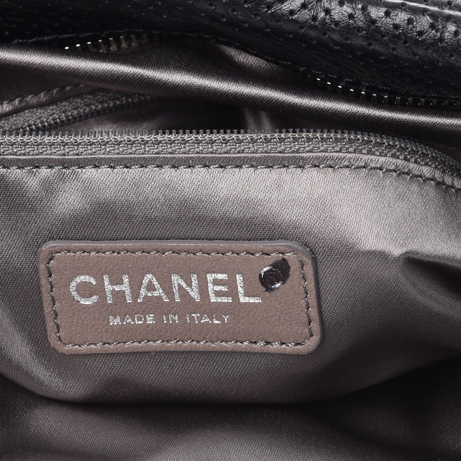 Chanel Lambskin Perforated Large Ultimate Soft Tote Black 6 of 8