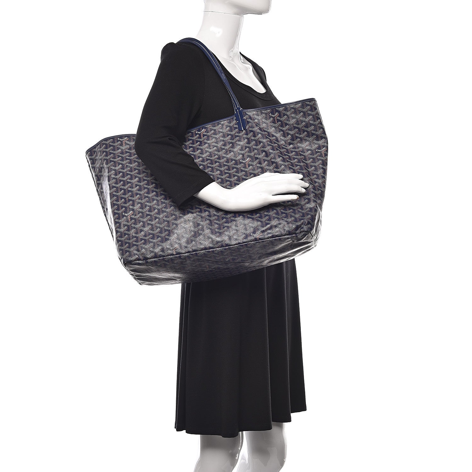 Goyard Goyardine Saint Louis GM Navy 2 of 13