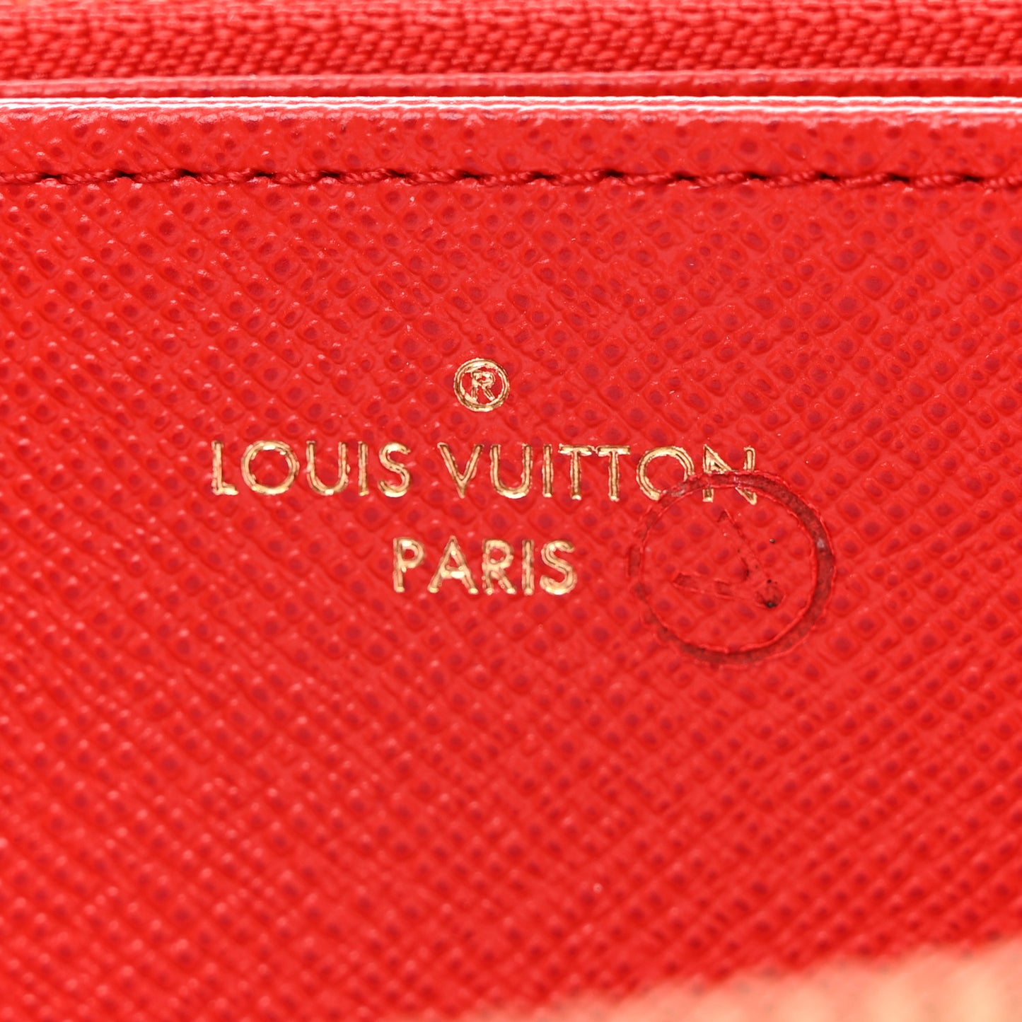 Monogram Zippy Wallet Coquelicot