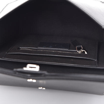 Givenchy Calfskin Cross Embellished Bow Cut Chain Bag Black 5 of 7