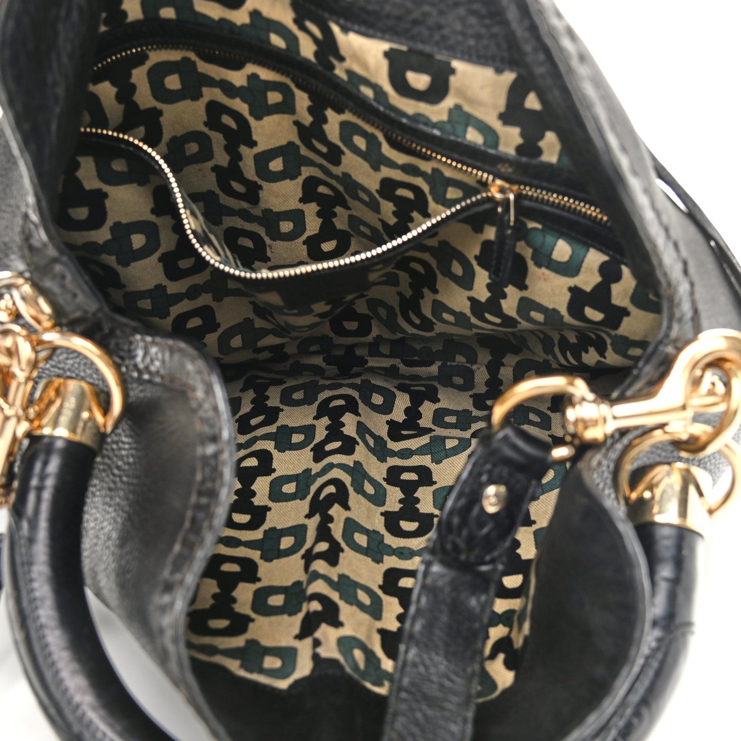 Calfskin Medium Indy Top Handle Hobo Black