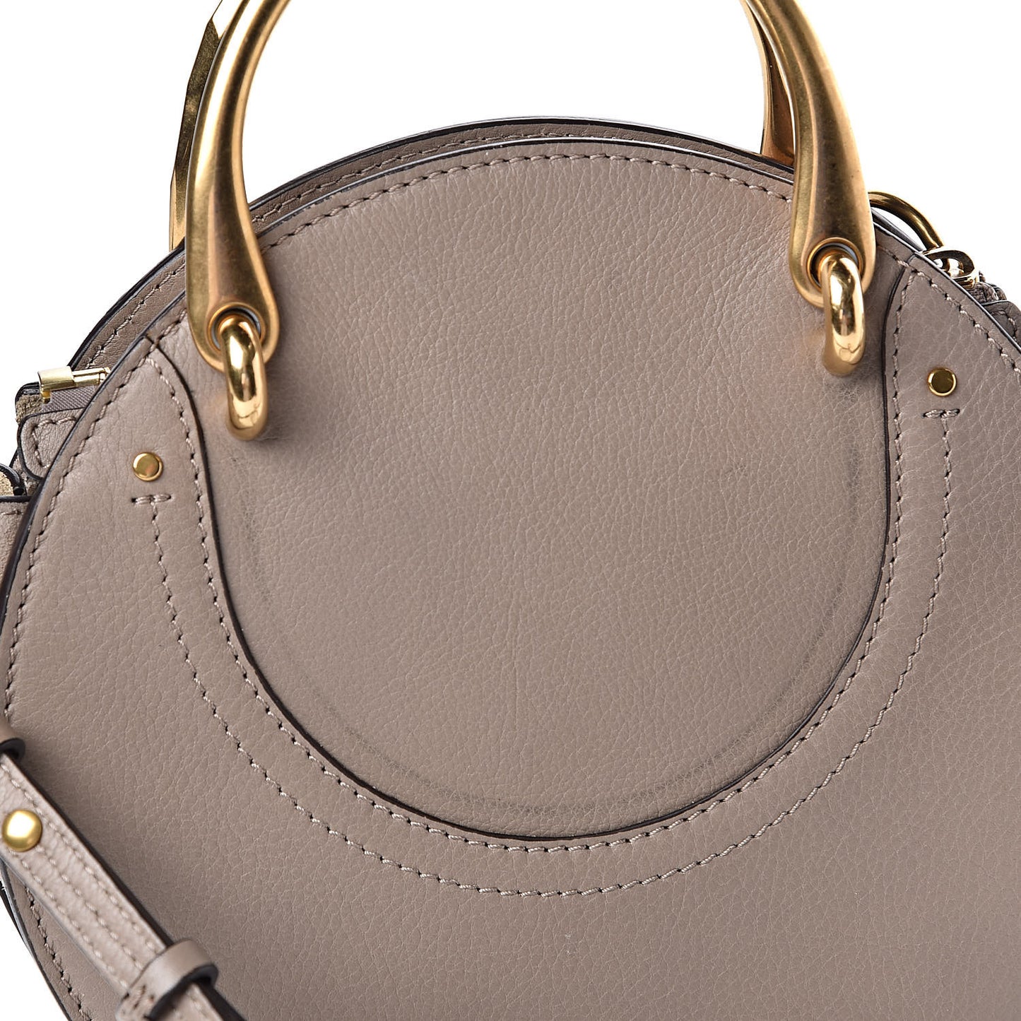 Calfskin Suede Small Pixie Bag Motty Grey