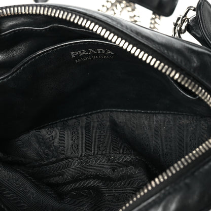 Prada Soft Calfskin Diagramme Camera Bag Black 4 of 8