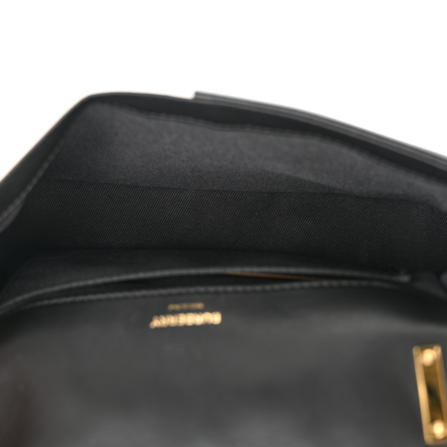 Burberry Lambskin Quilted Small Lola Bag White Black 5 of 12