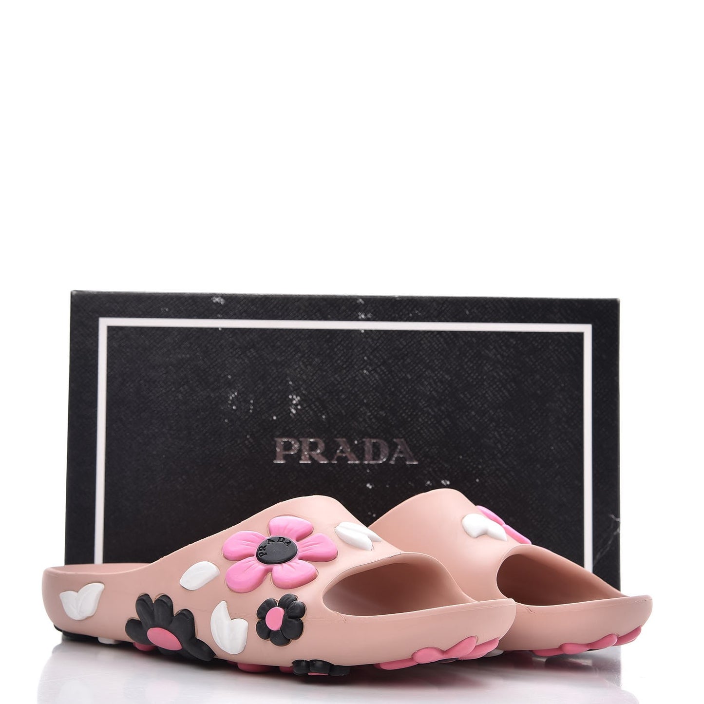 Rubber Flower Slide Sandals 40 Orchidea Begonia