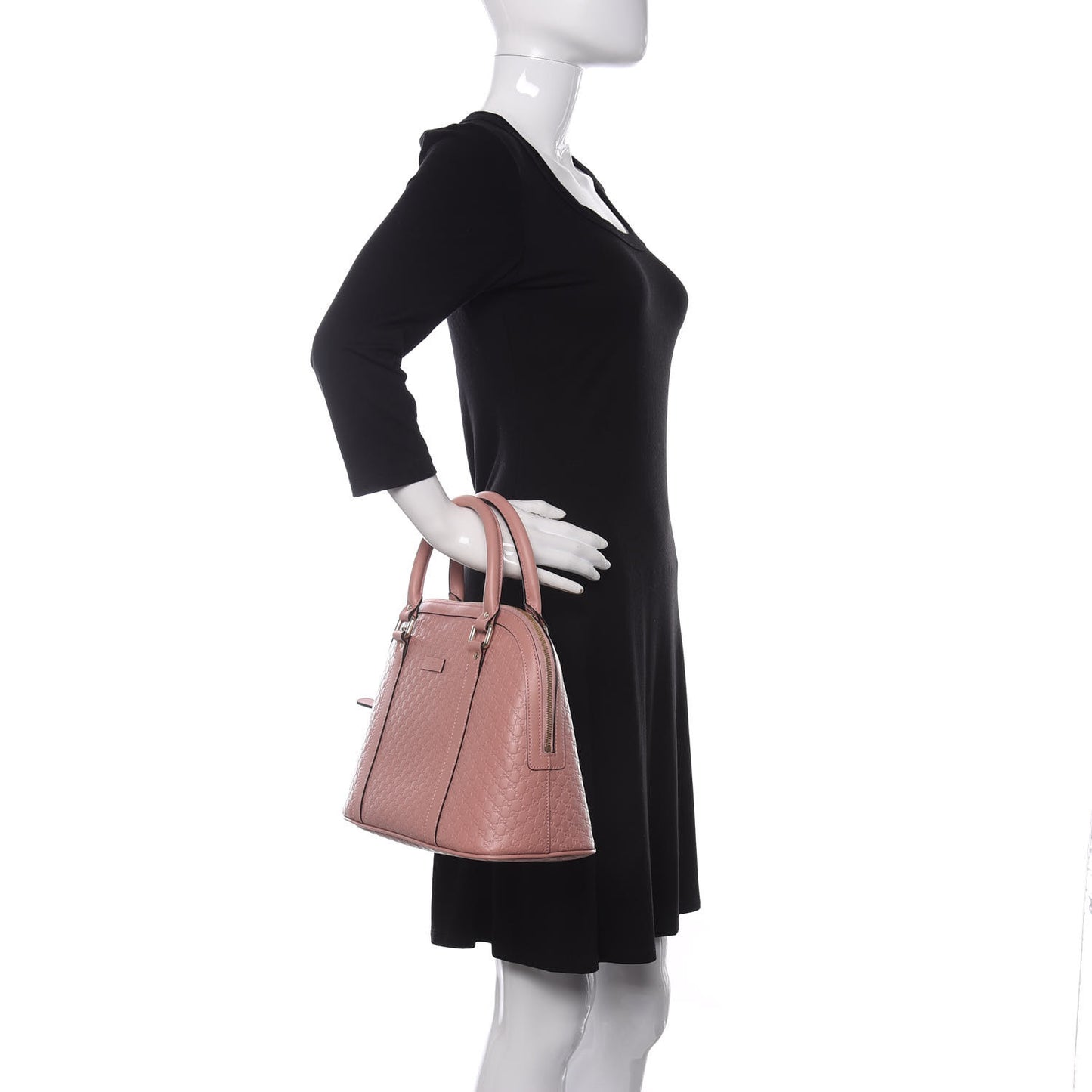 Microguccissima Medium Dome Bag Soft Pink