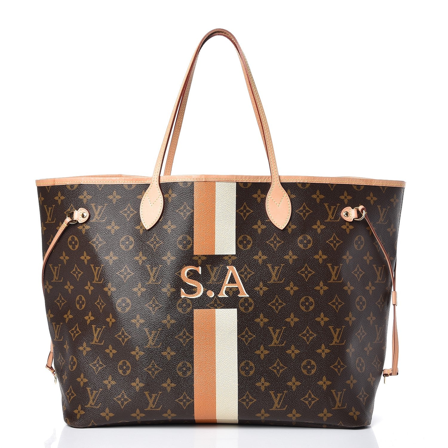 Louis Vuitton Monogram My LV Heritage Neverfull GM Orange White 3 of 11