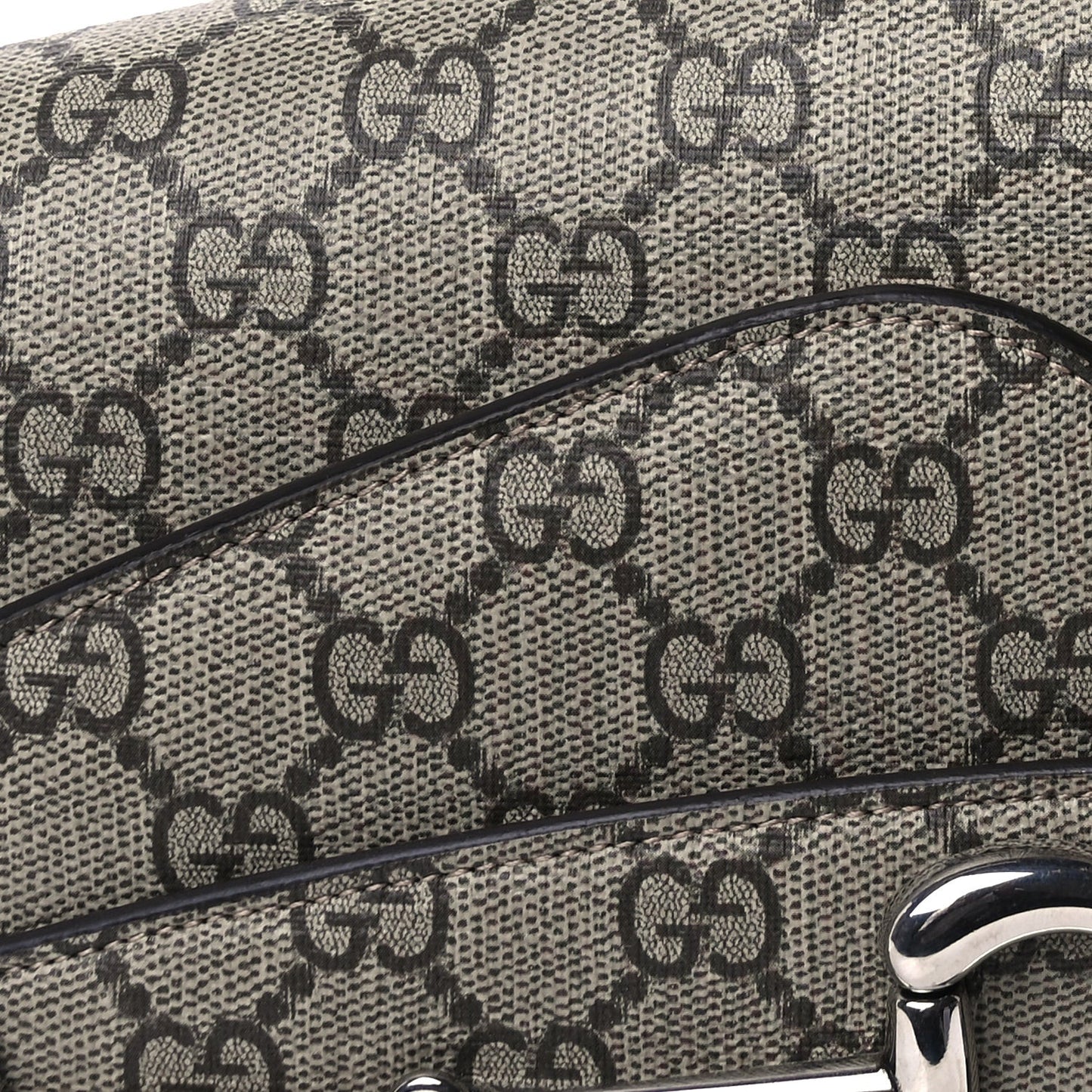 Monogram Small Horsebit 1955 Asymmetric Shoulder Bag  Beige Brown Sugar