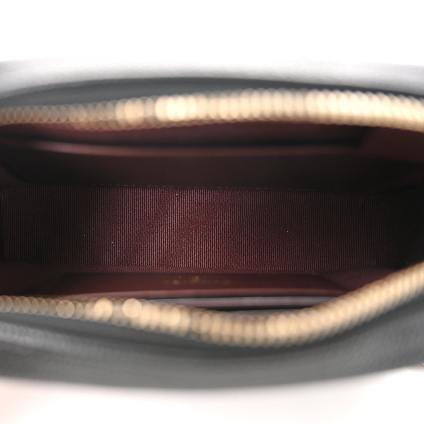 Caviar Quilted Mini Zip Clutch With Chain Black