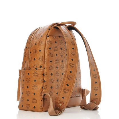 MCM Visetos Medium Stark Backpack Cognac 3 of 15