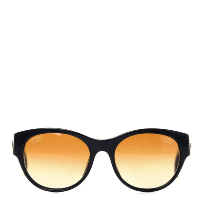 Chanel Crystal CC Polarized Stingray Sunglasses 5273-Q Black 2 of 7