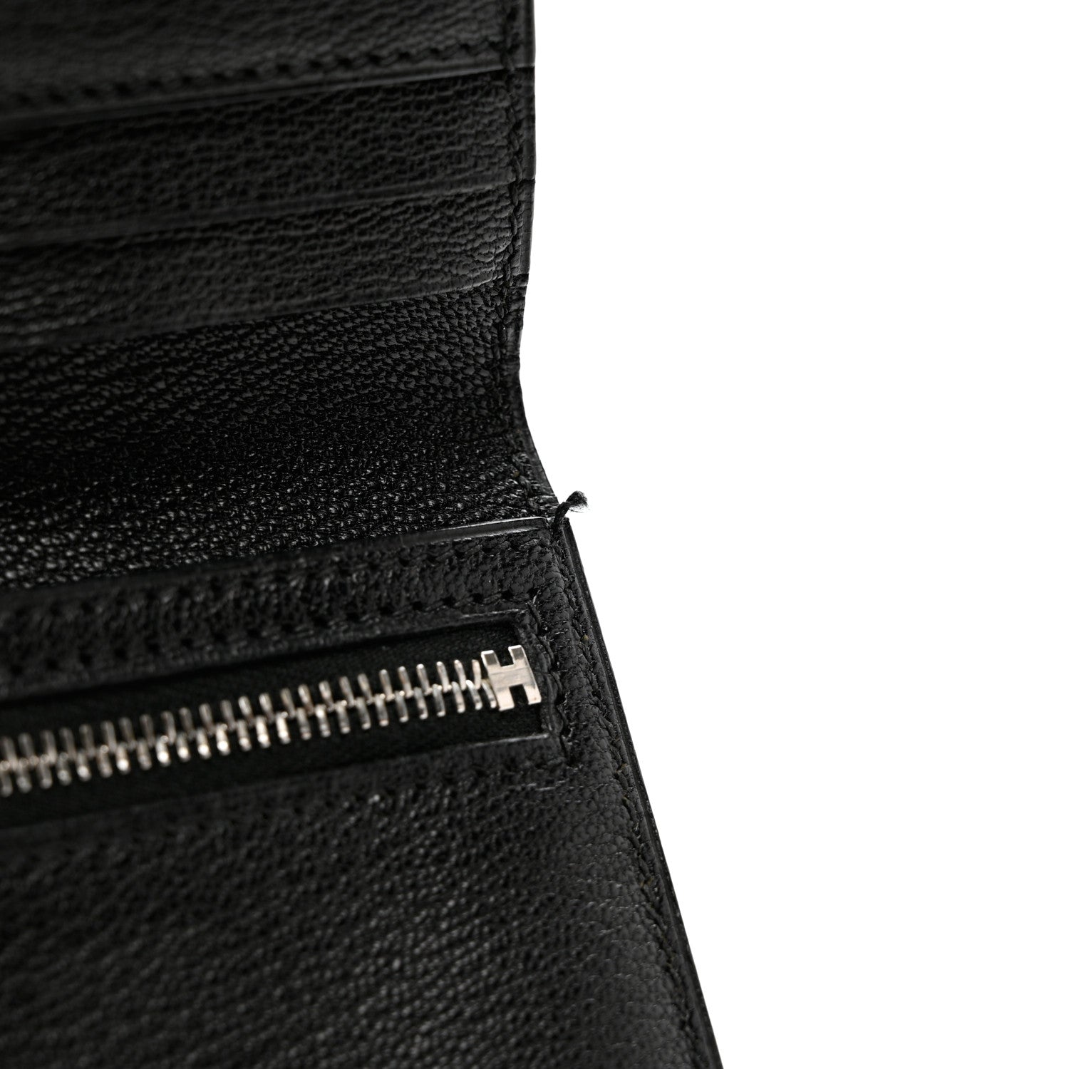 Hermes Niloticus Lizard Bearn Wallet Black 7 of 10