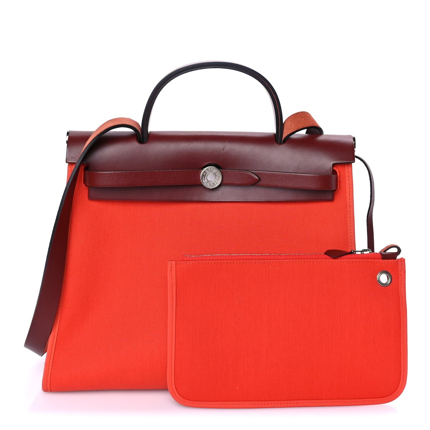 Military Toile Vache Hunter Herbag Zip 31 PM  Rouge Grenat