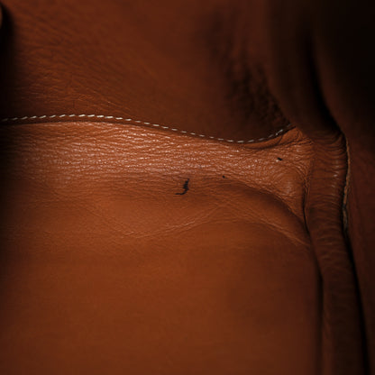 Hermes Taurillon Clemence Lindy 34 Gold 12 of 17