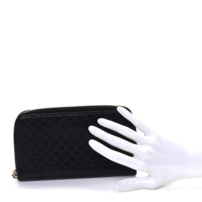 Gucci Microguccissima Zip Around Wallet Black 2 of 6