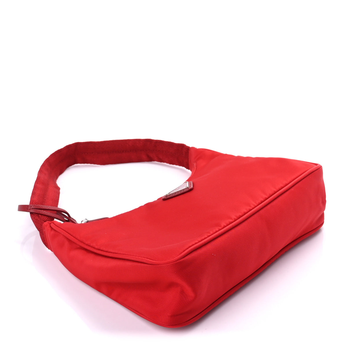 Prada Tessuto Nylon Mini Re-Edition 2000 Bag Rosso 8 of 8