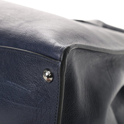 Prada Glace Calfskin Shopping Tote Baltico 12 of 18