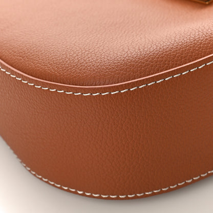 Louis Vuitton Grained Calfskin Low Key Shoulder Bag Cognac 7 of 8