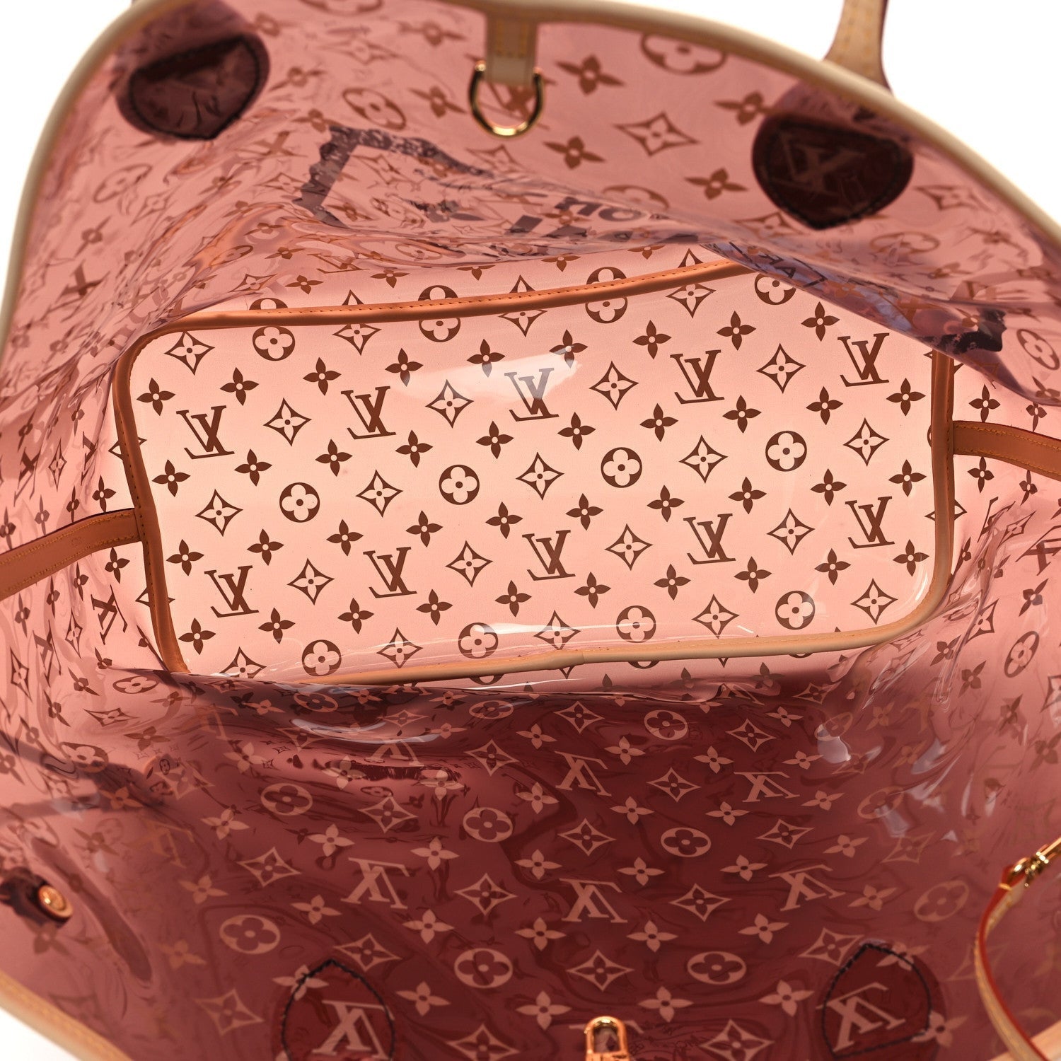 Louis Vuitton Vinyl Monogram Miami Neverfull GM Blue 6 of 7