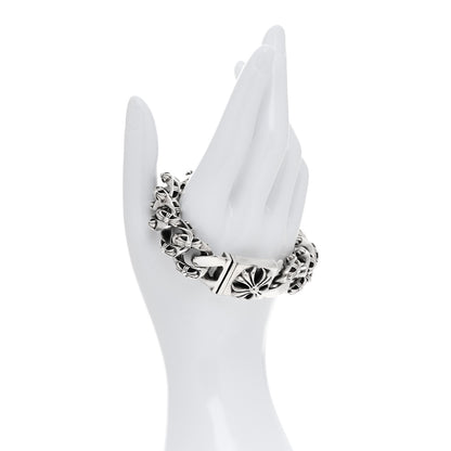 Chrome Hearts Sterling Silver Maltese Cross Link Bracelet 2 of 5