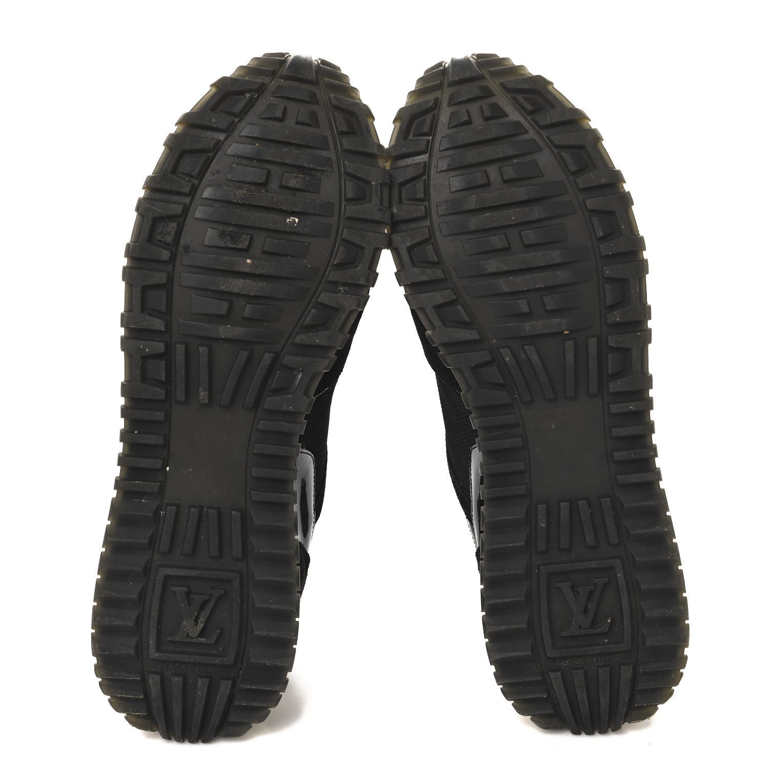 Louis Vuitton Suede Monogram Run Away Sneakers Black 6 of 7
