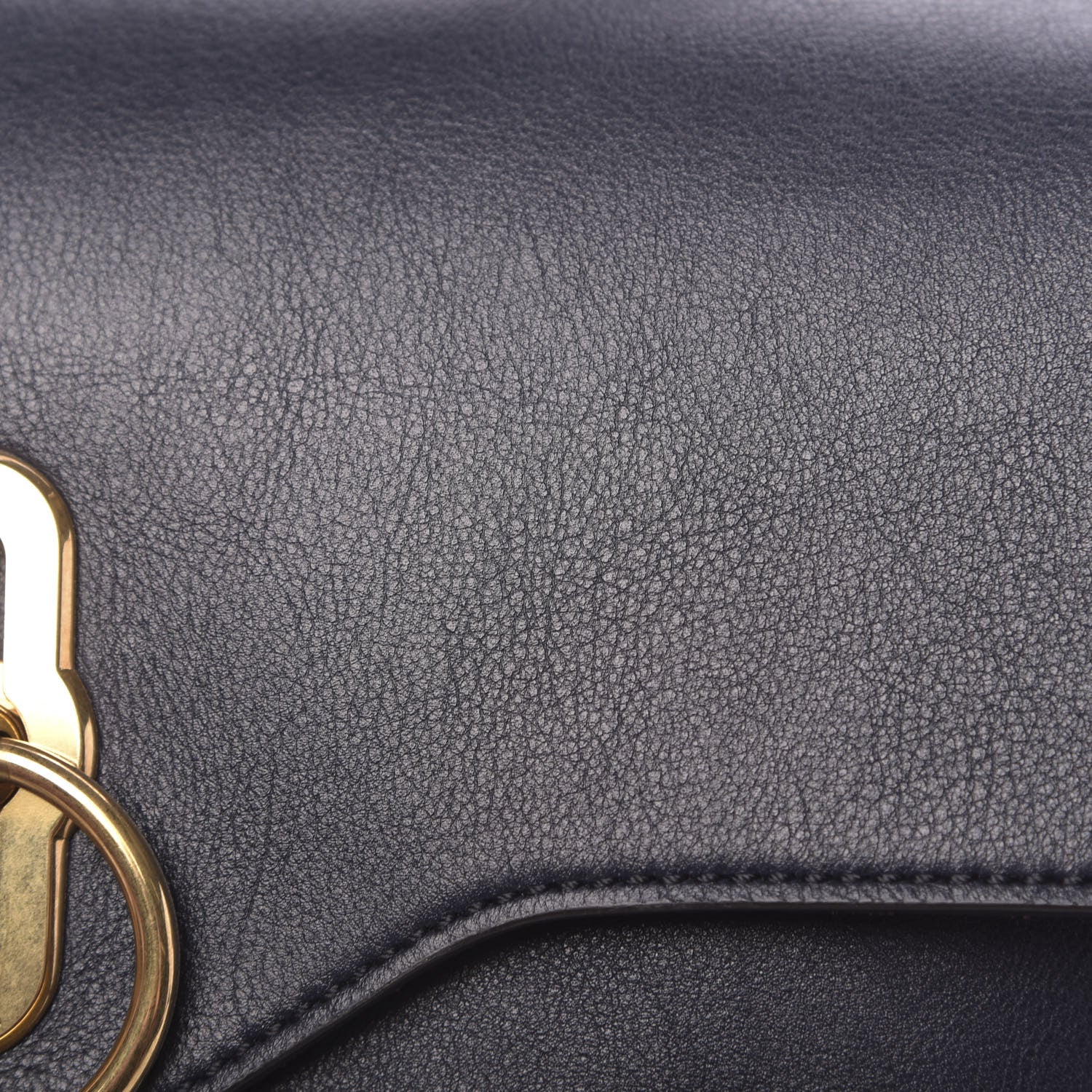 Mulberry Silky Calfskin Small Seaton Midnight Blue 9 of 10