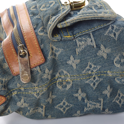 Louis Vuitton Monogram Denim Baggy PM Blue 22 of 22