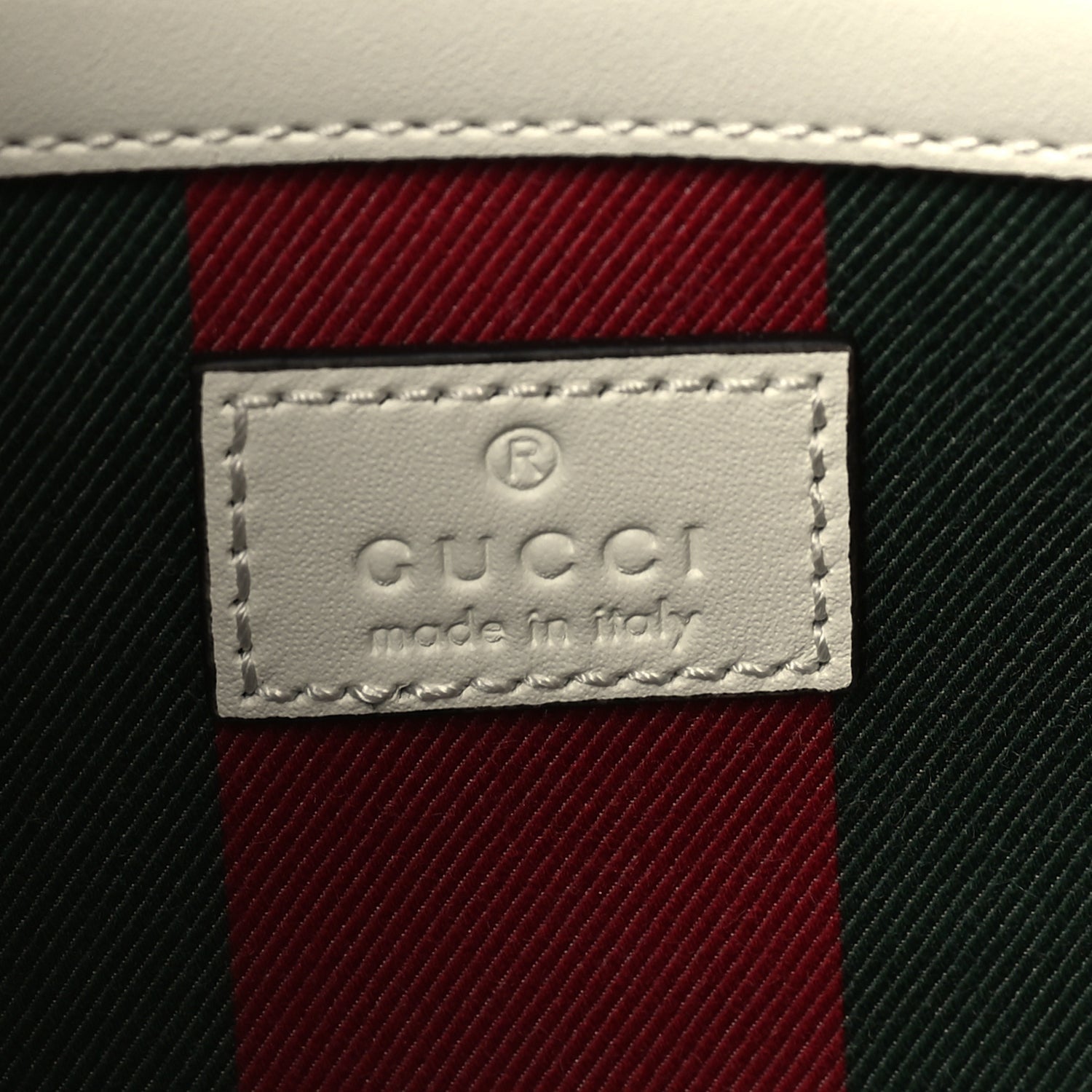 Gucci Supreme Monogram Emblem Medium Tote Bag Mystic White Oatmeal 6 of 9