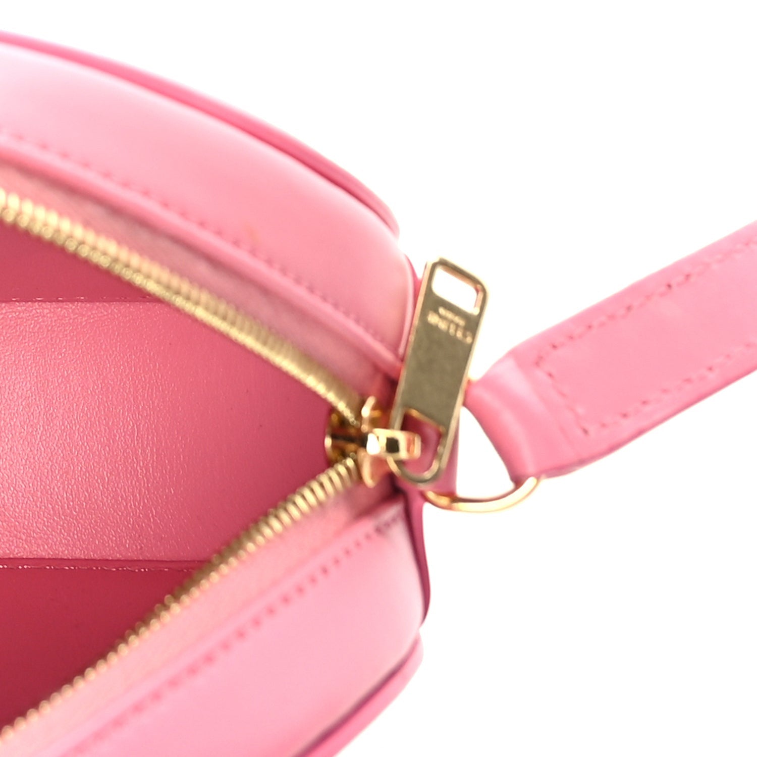 Celine Smooth Calfskin Cuir Small Triomphe Oval Crossbody Purse  Pink 4 of 8