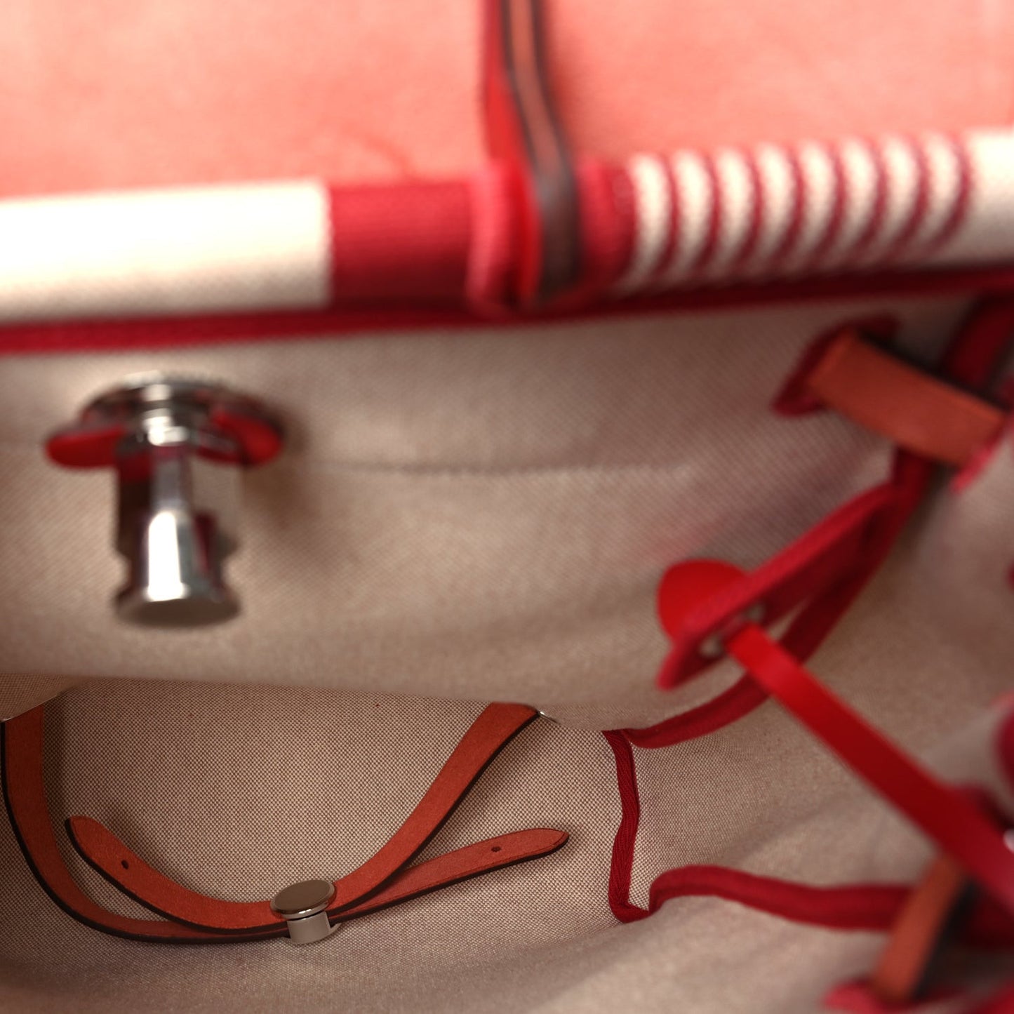 Vache Hunter Toile H Vibration Herbag a Dos Retourne Backpack  Bordeaux Ficelle Rouge Piment