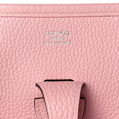 Hermes Taurillon Clemence Evelyne III PM Rose Sakura 6 of 13