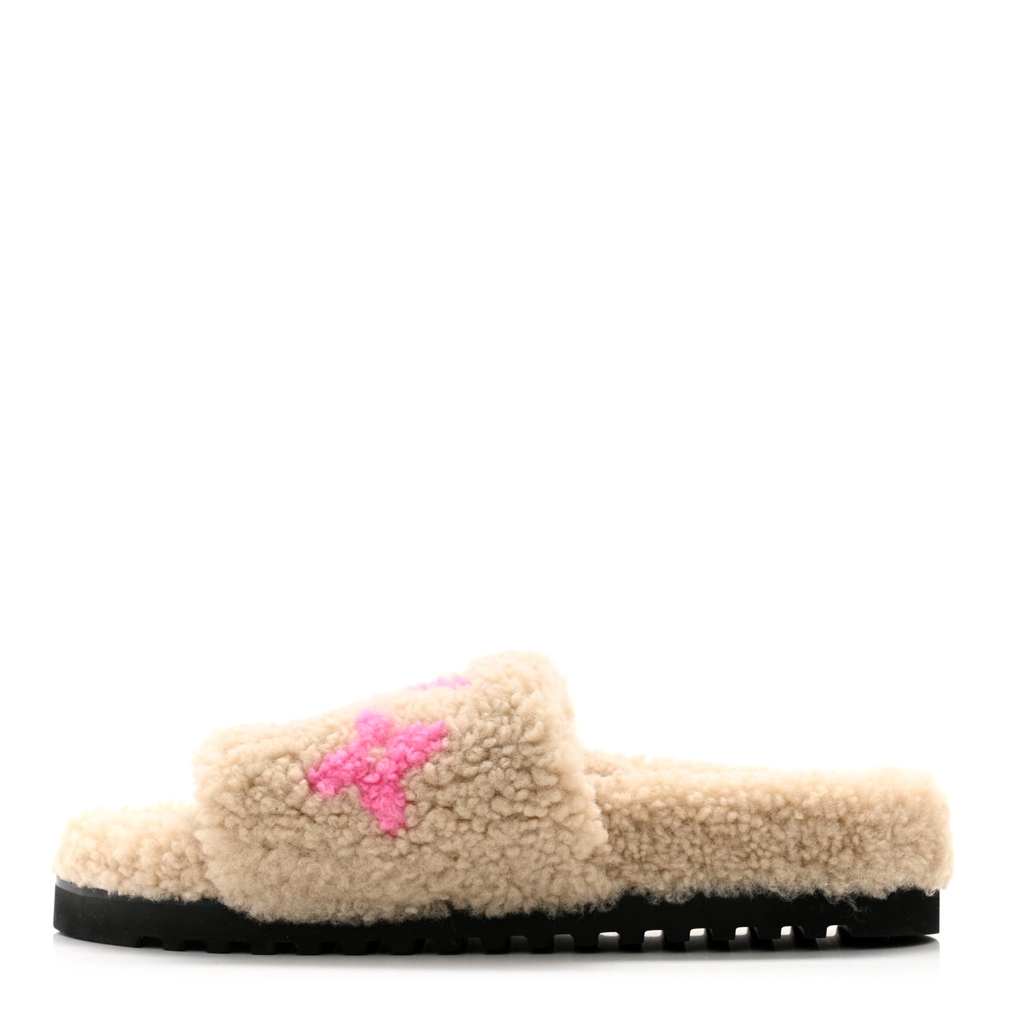 Shearling Paseo Flat Comfort Mule 41 Beige