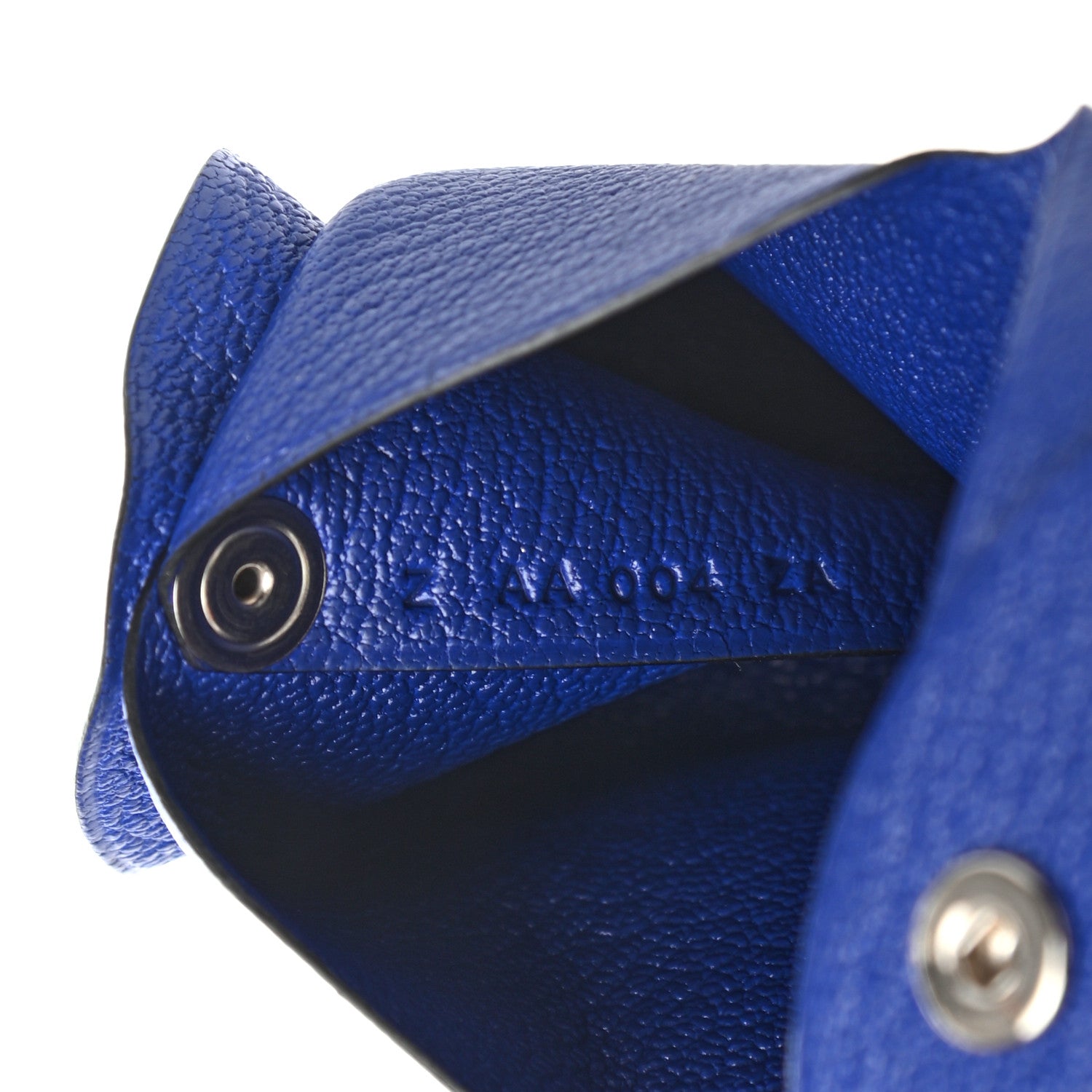 Hermes Chevre Mysore Bastia Coin Purse Bleu Electrique 7 of 7