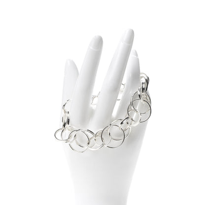 Tiffany Sterling Silver 1837 Interlocking Circles Bracelet 2 of 7