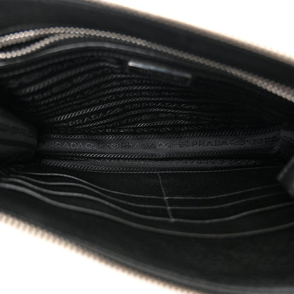 Prada Vitello City Wristlet Pouch Black 5 of 10