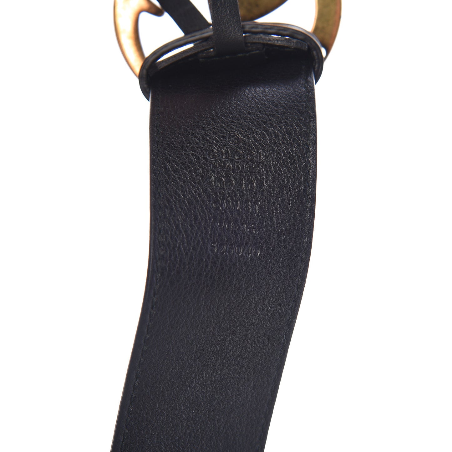 Calfskin Studded Marmont Belt 90 36 Black