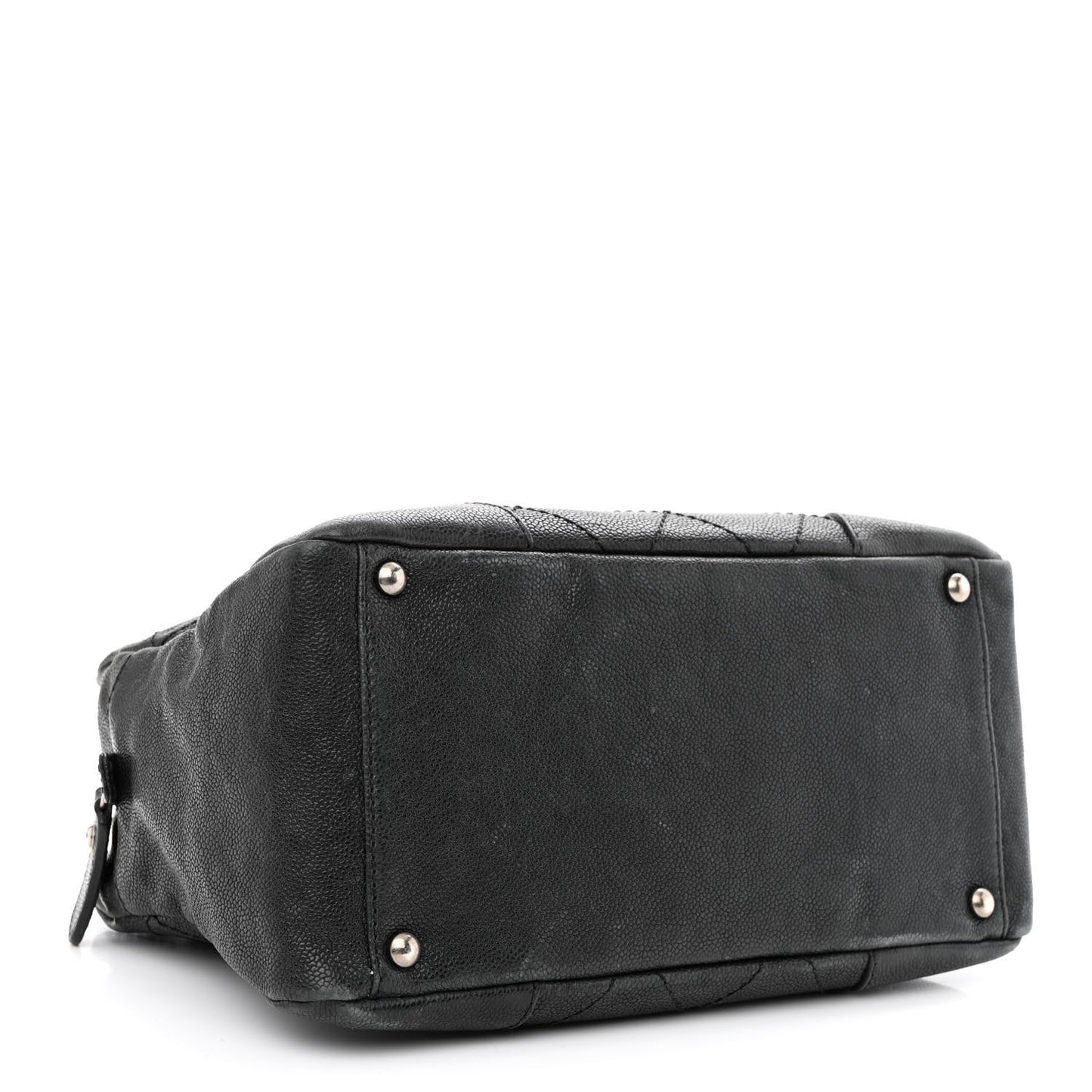 Distressed Caviar Outdoor Ligne Tote Black