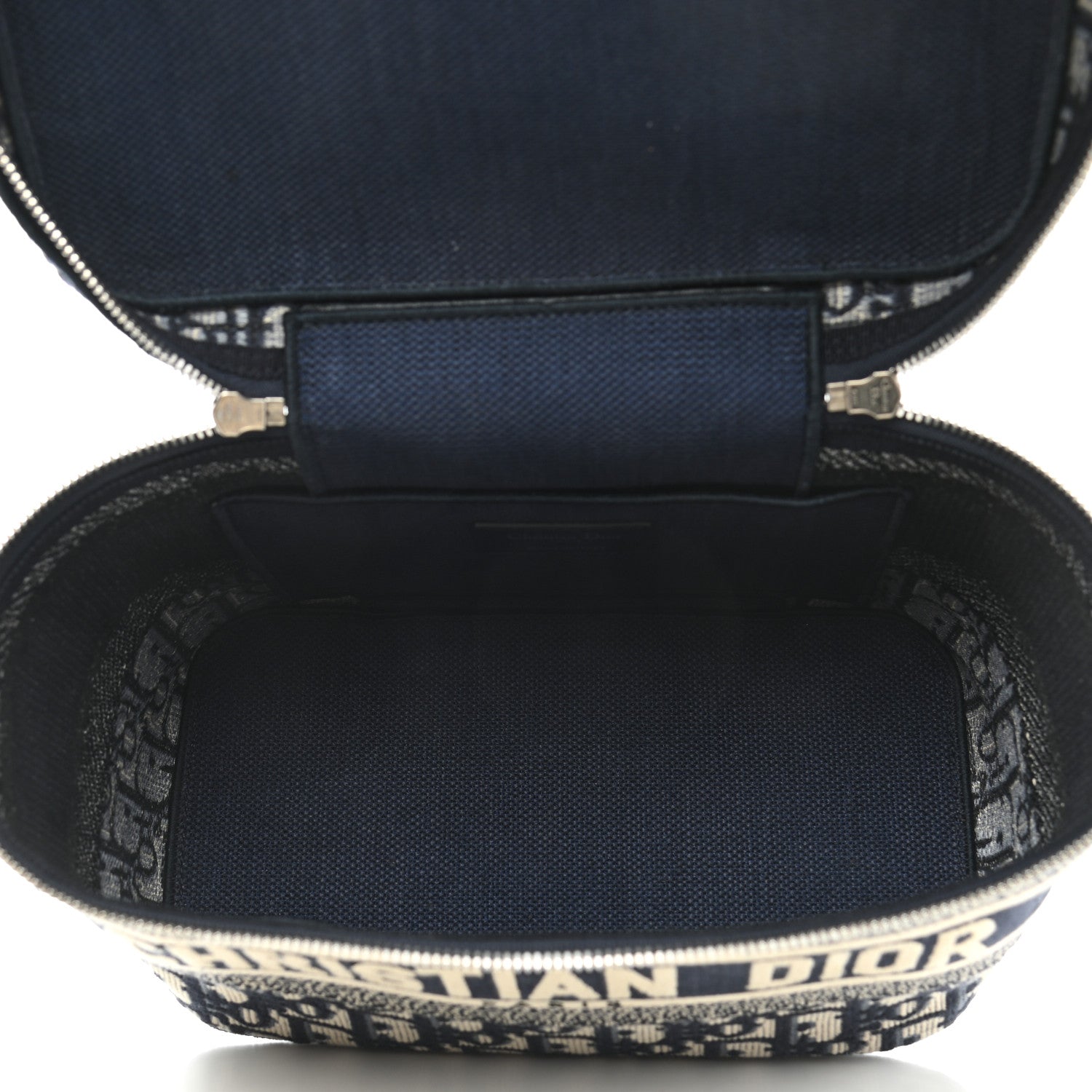 Christian Dior Oblique Diortravel Vanity Case Blue 5 of 12