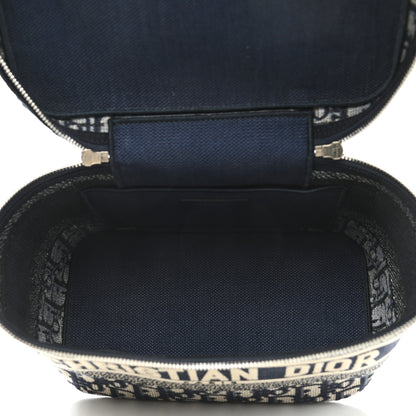 Christian Dior Oblique Diortravel Vanity Case Blue 5 of 12